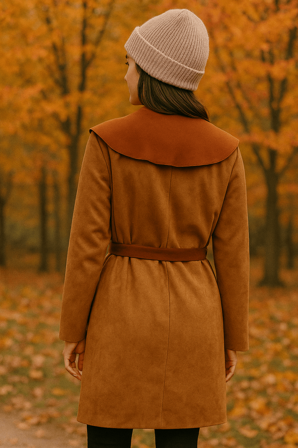 Trench en suedine Lyson