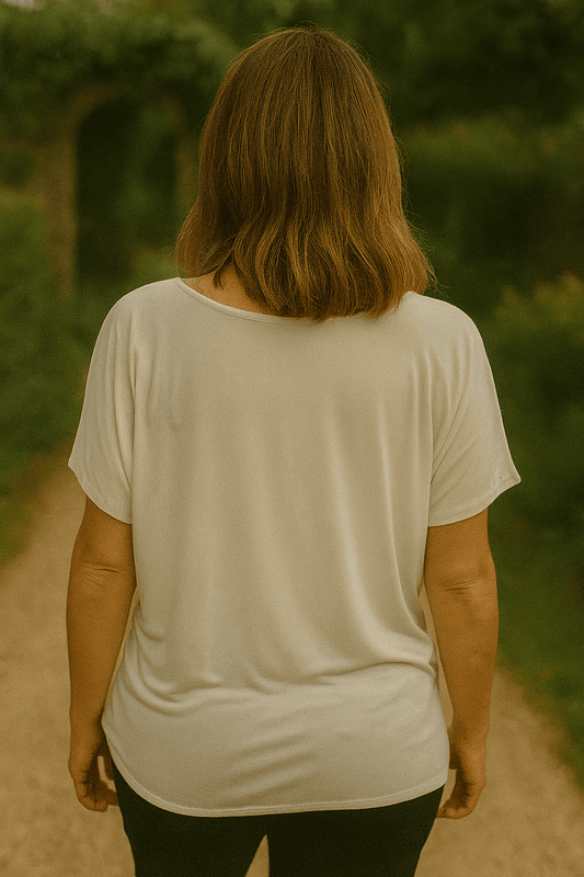 Tee-shirt "parfaite avec de jolis défauts"