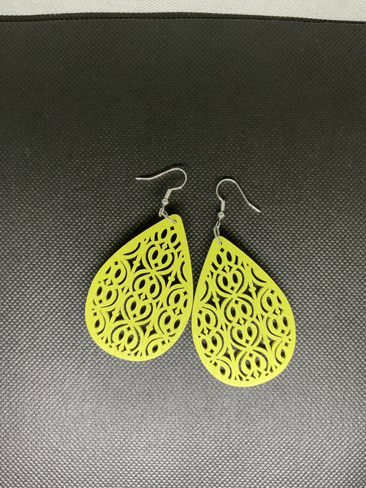 Boucles d'oreilles en bois