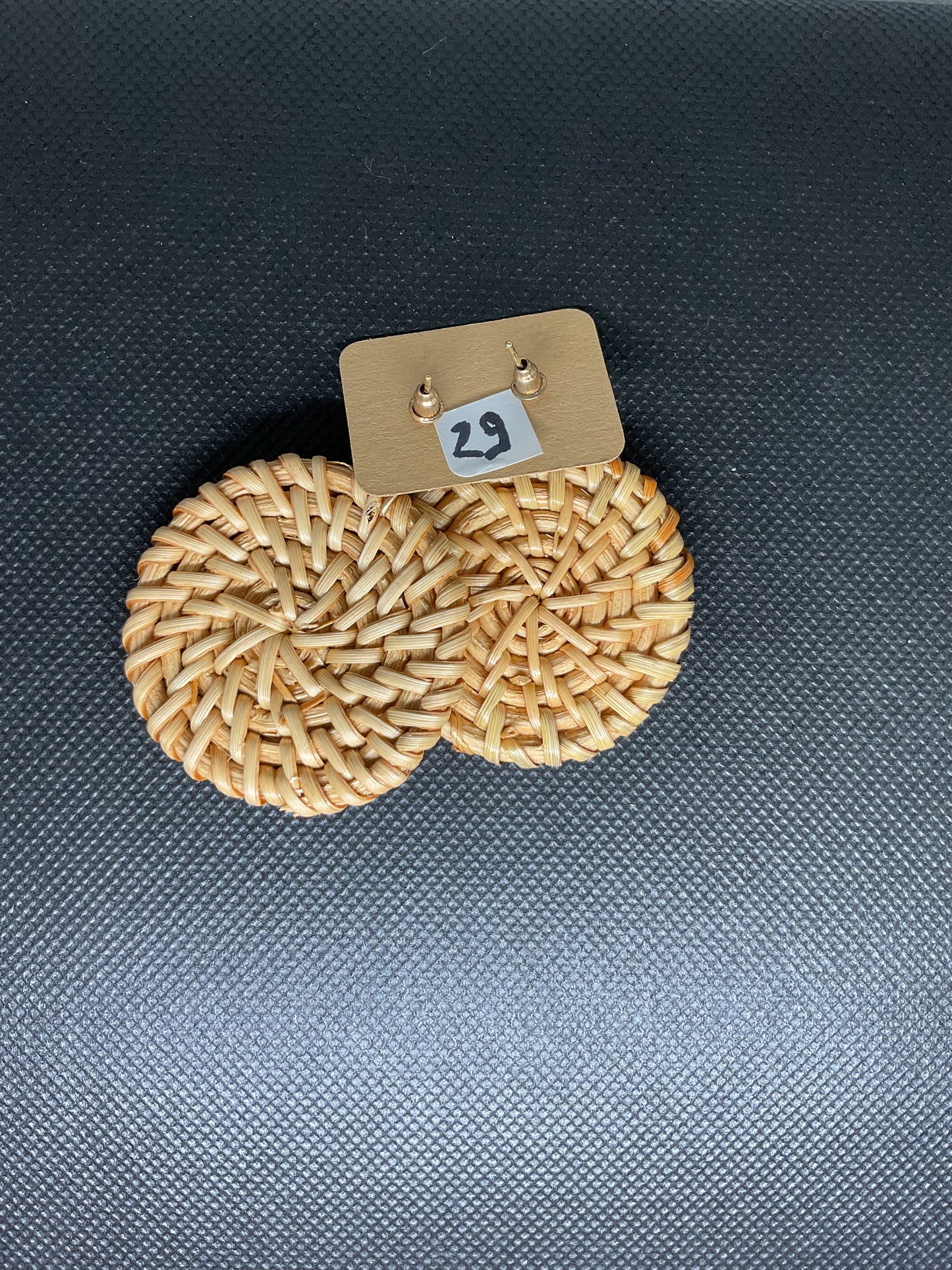 Boucles d'oreilles tressées