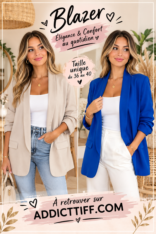 Blazer retroussé