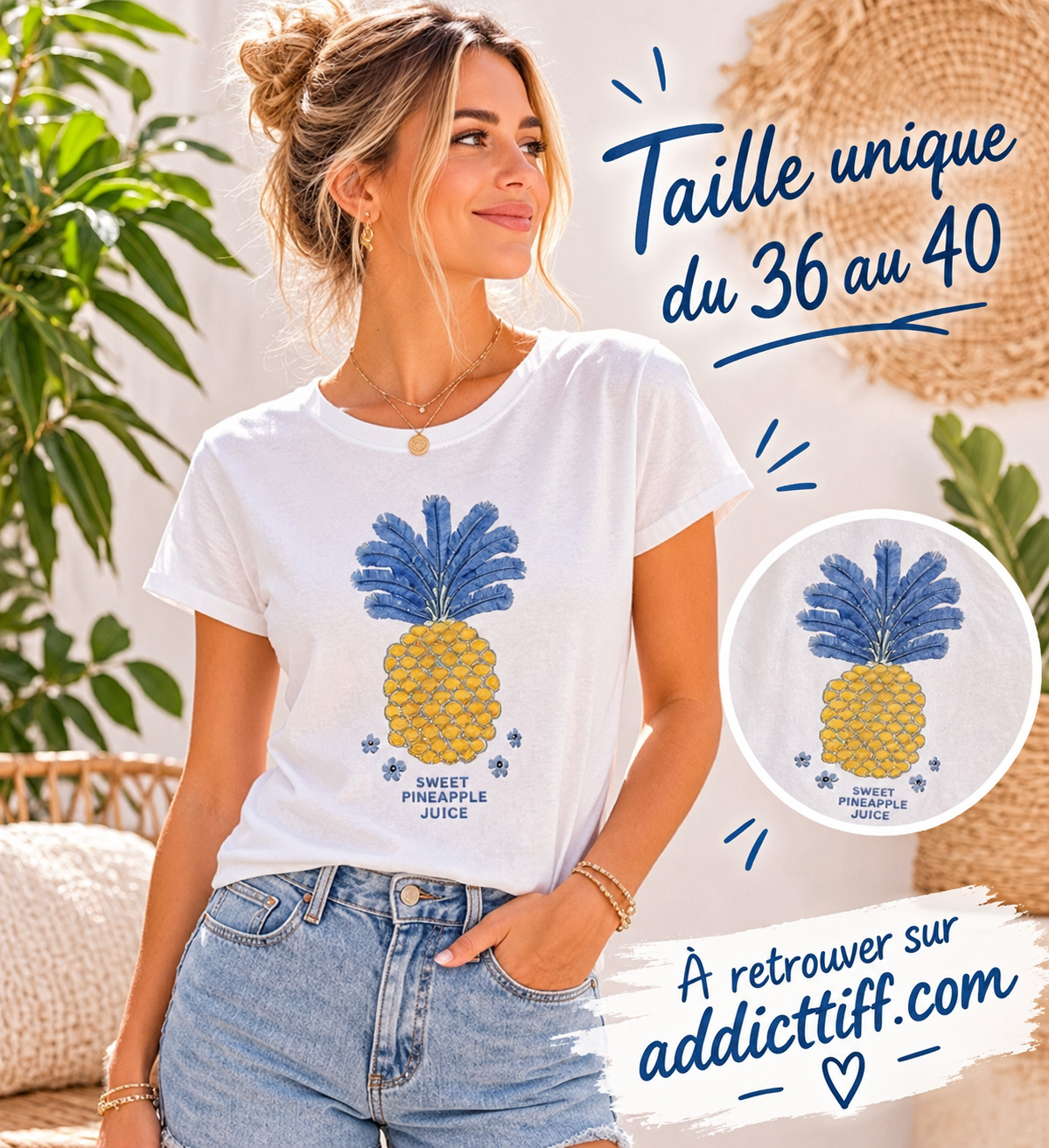 Tee-shirt "ananas"