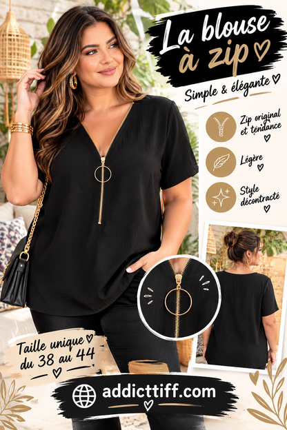 Blouse à Zip