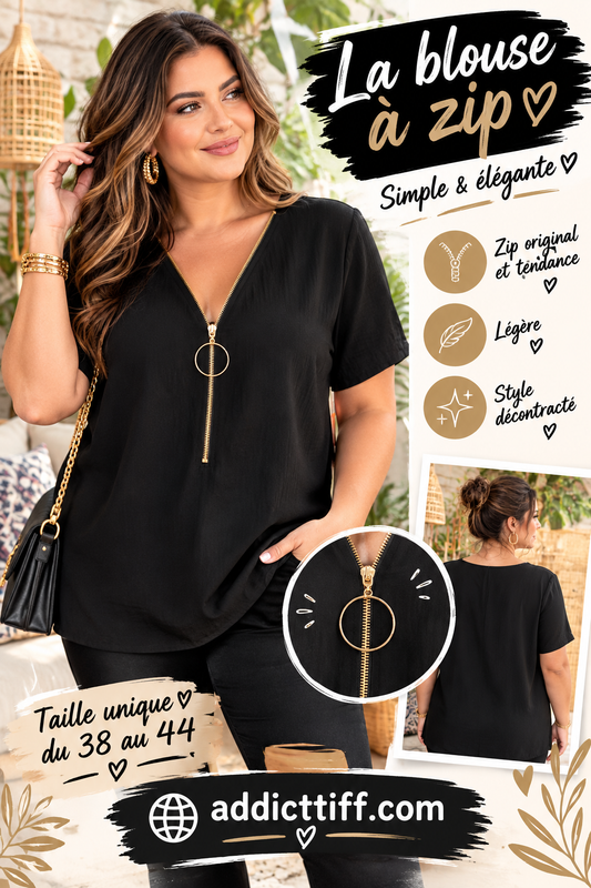 Blouse à Zip