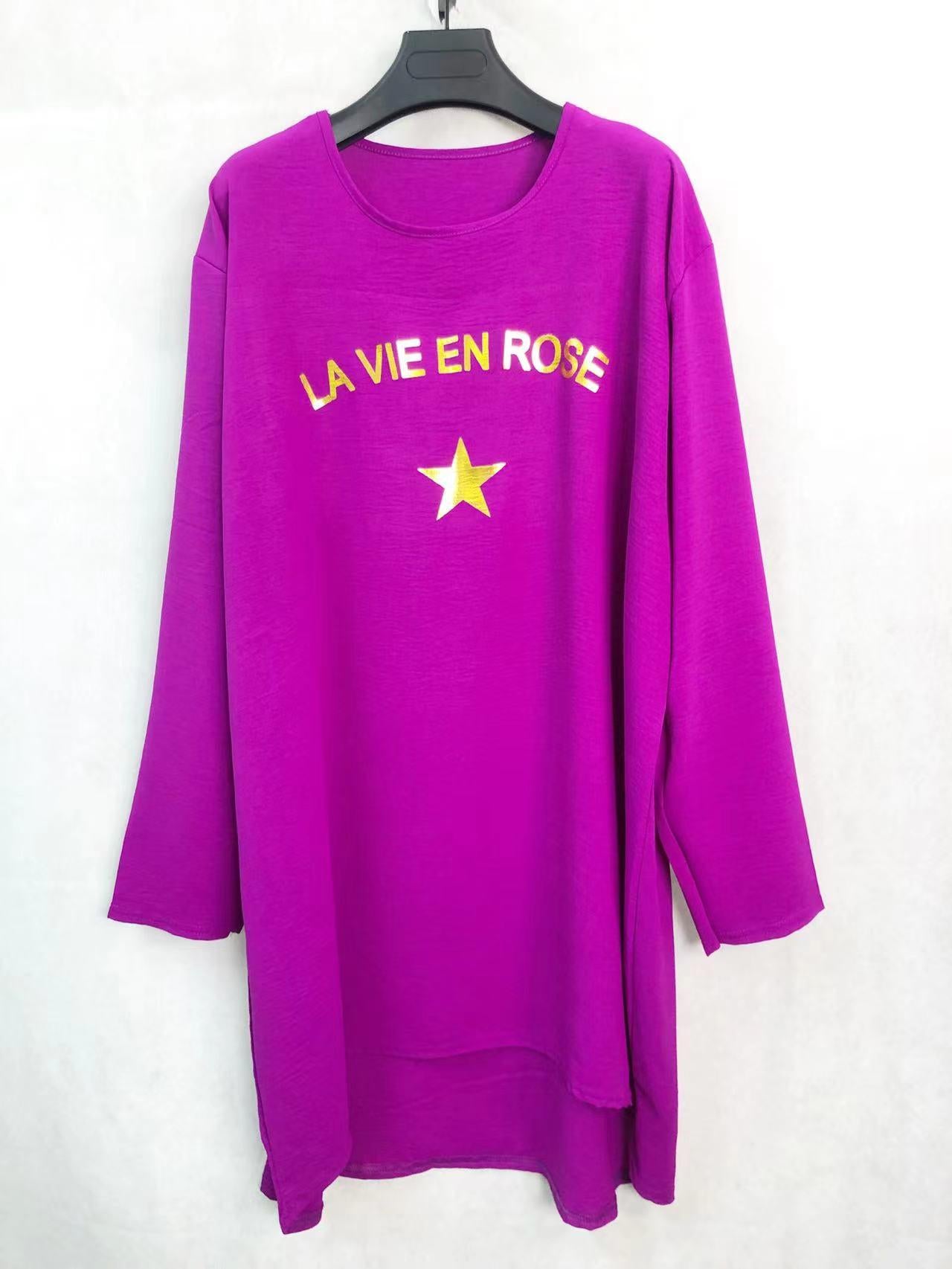 Tunique "la vie en rose"