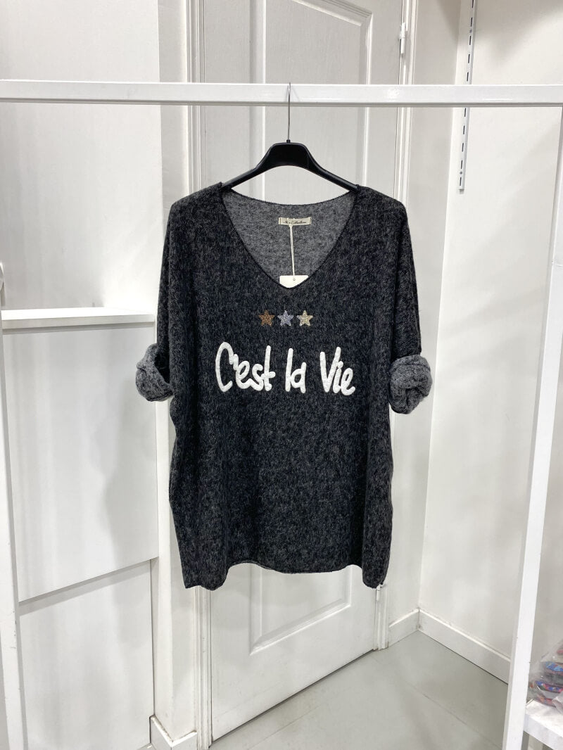 Pull "c'est la vie"
