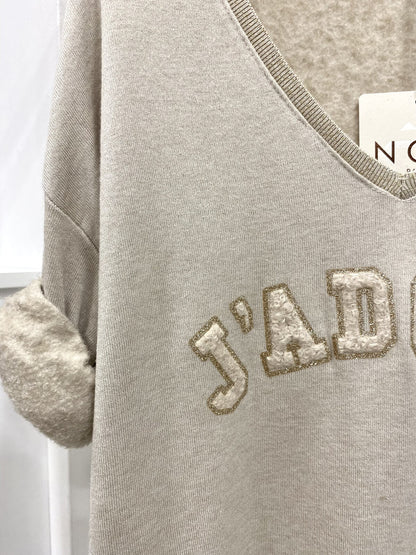 Pull "J'adore"
