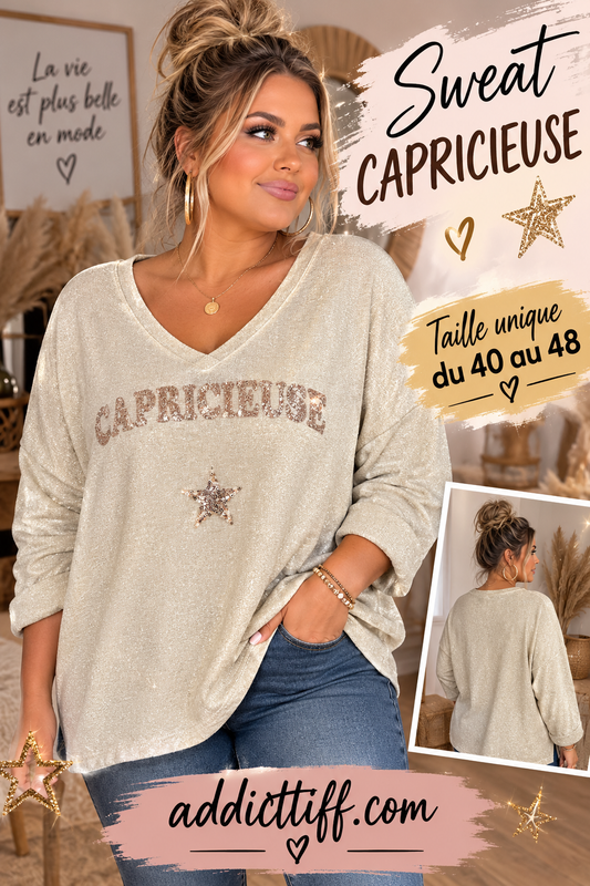 Sweat "Capricieuse"