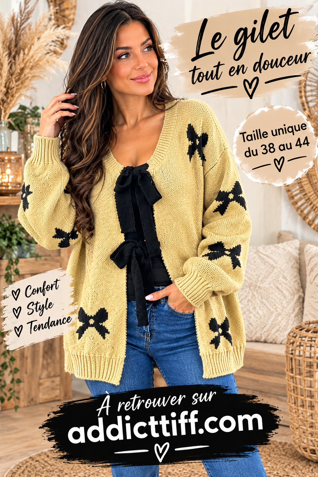 Gilet à noeuds