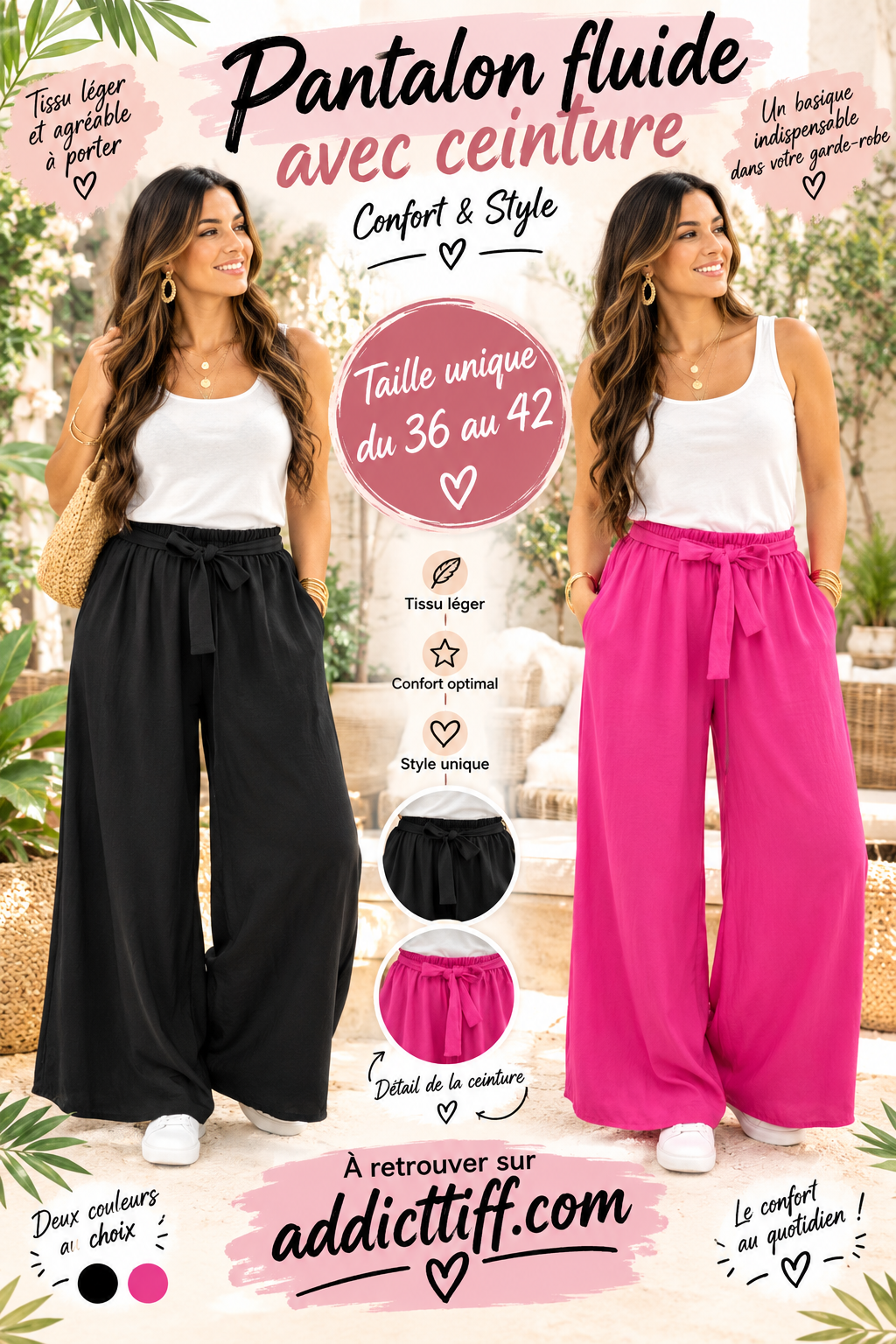 Pantalon Fluide