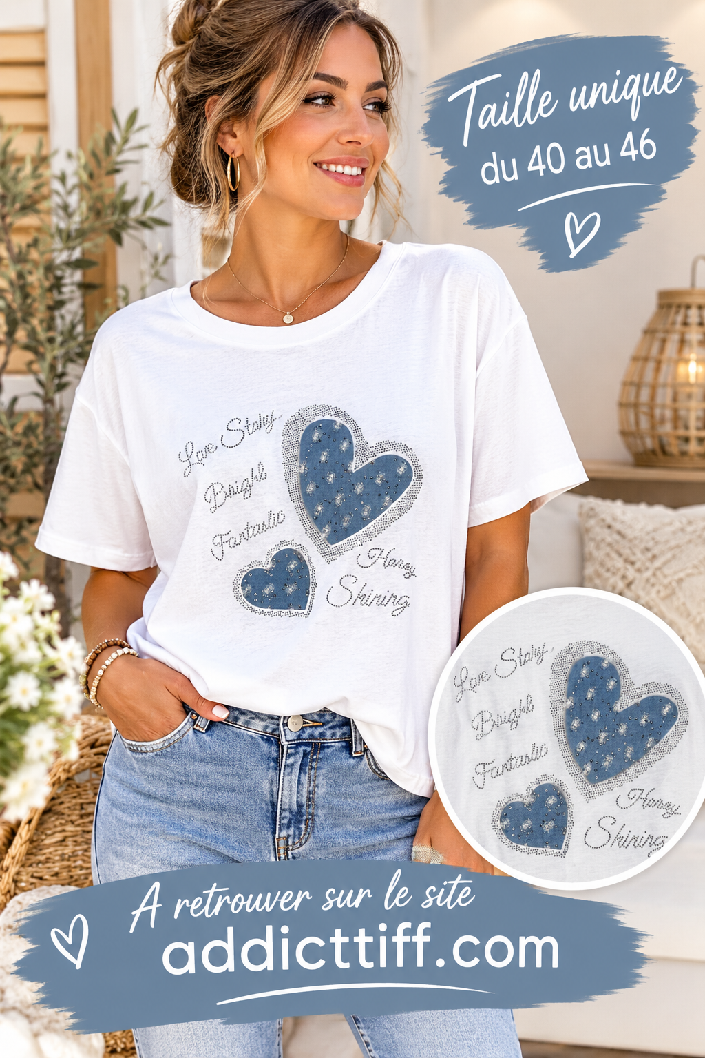 Tee-shirt "coeur"