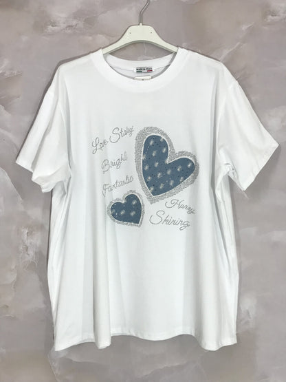 Tee-shirt "coeur"