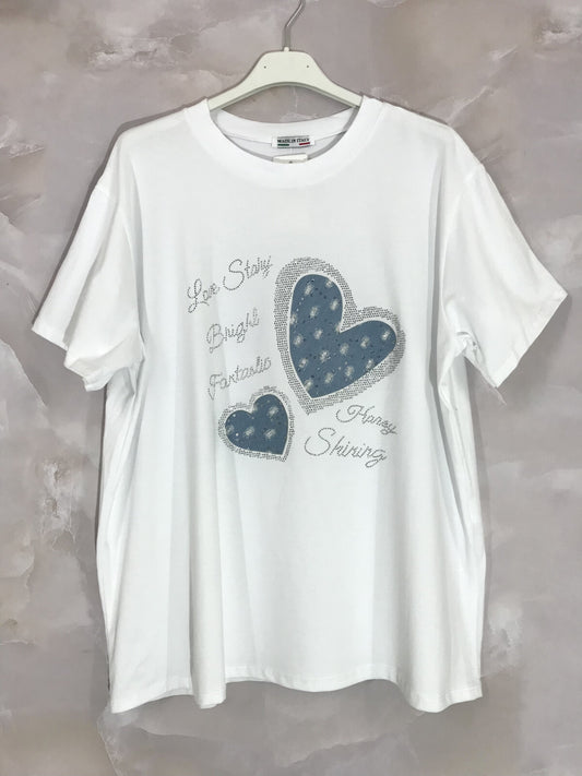 Tee-shirt "coeur"