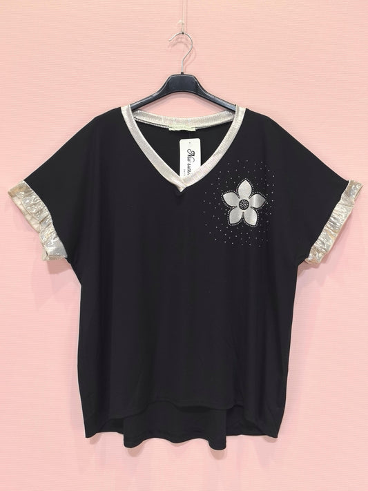 Tee-shirt "fleurs"