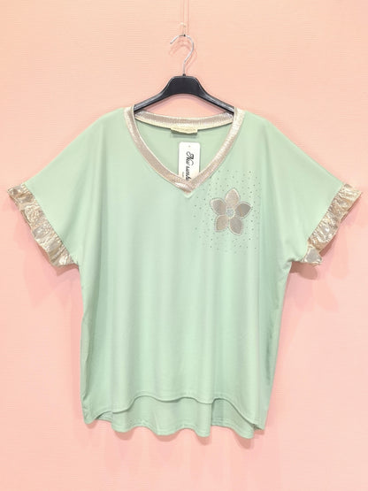 Tee-shirt "fleurs"