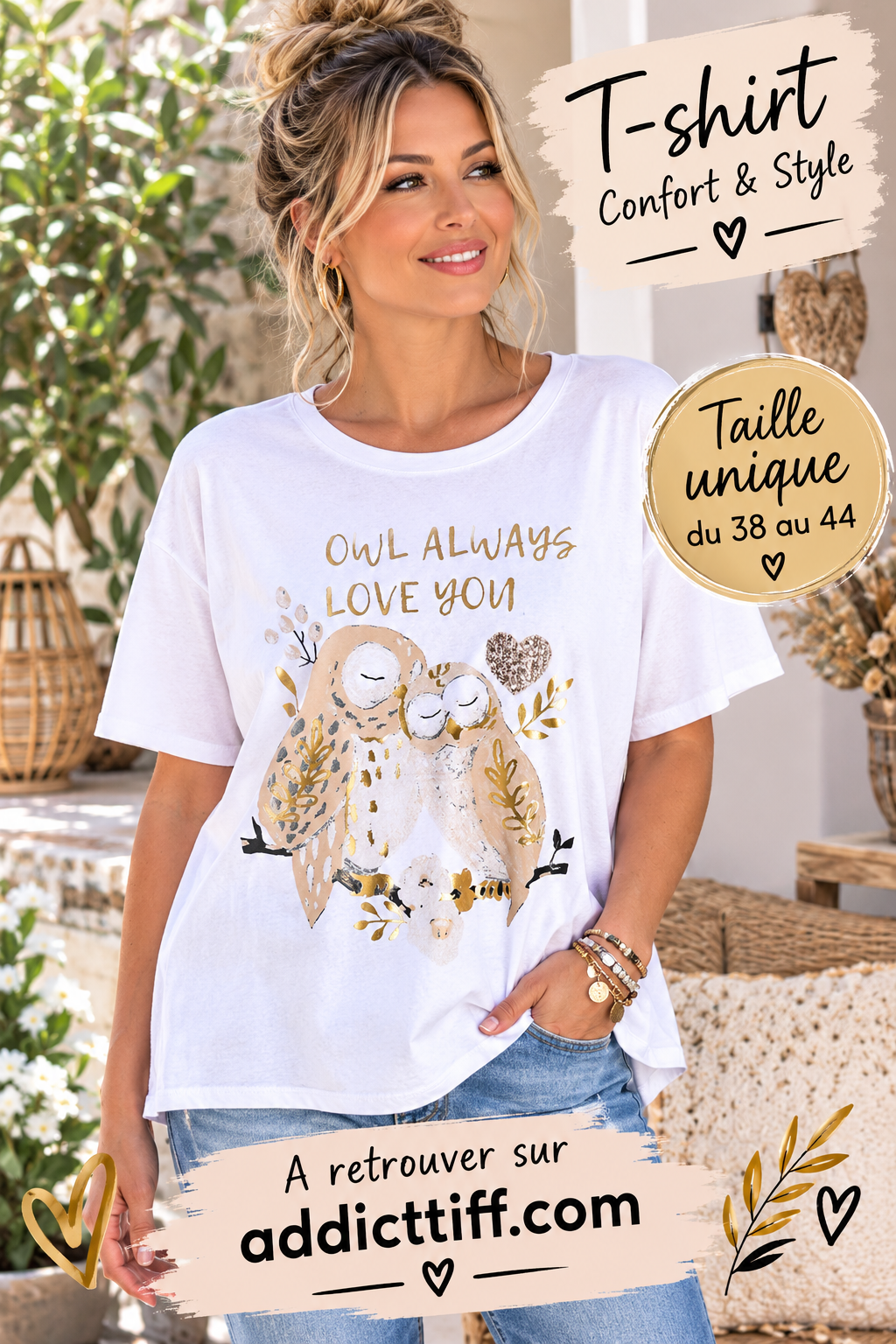 Tee-shirt Hiboux