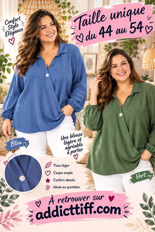 Blouse croisée