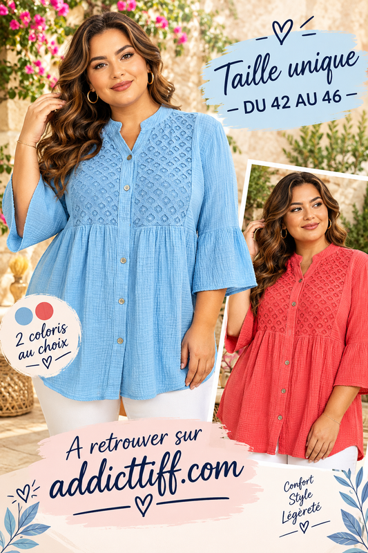 Chemise Gaz de coton