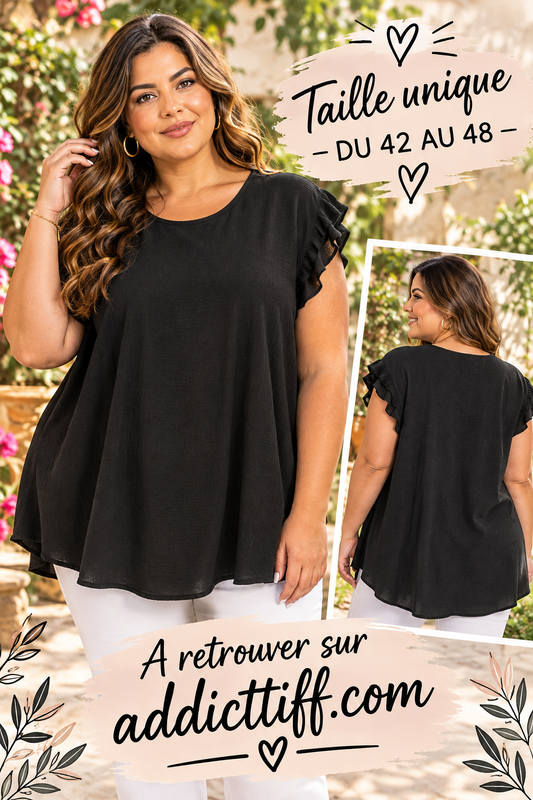 Blouse à volants