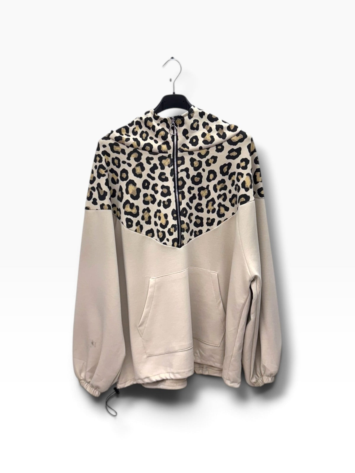 Pull à capuche Leopard