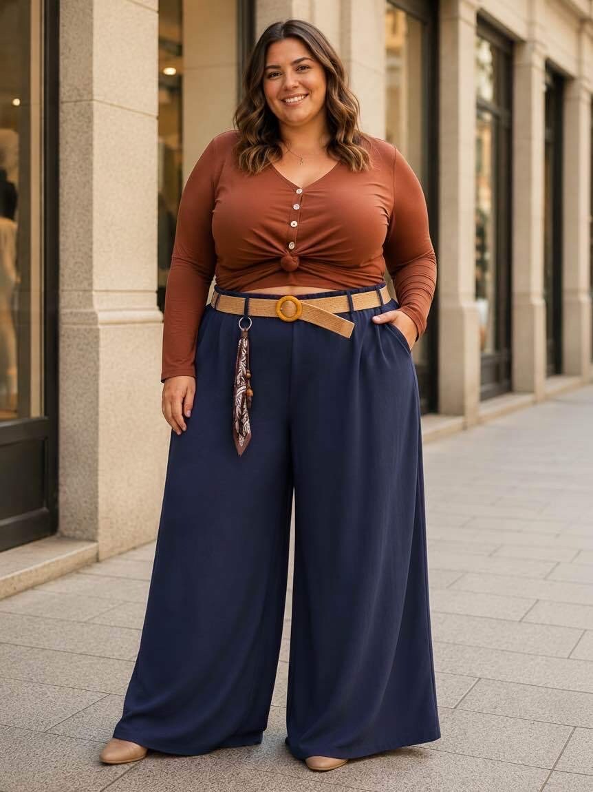 Pantalon à foulard