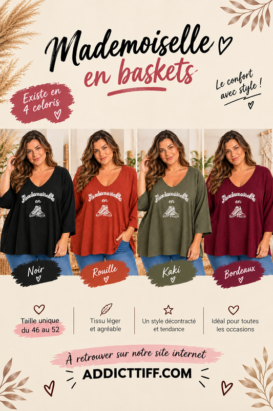 Pull Mlle en baskets