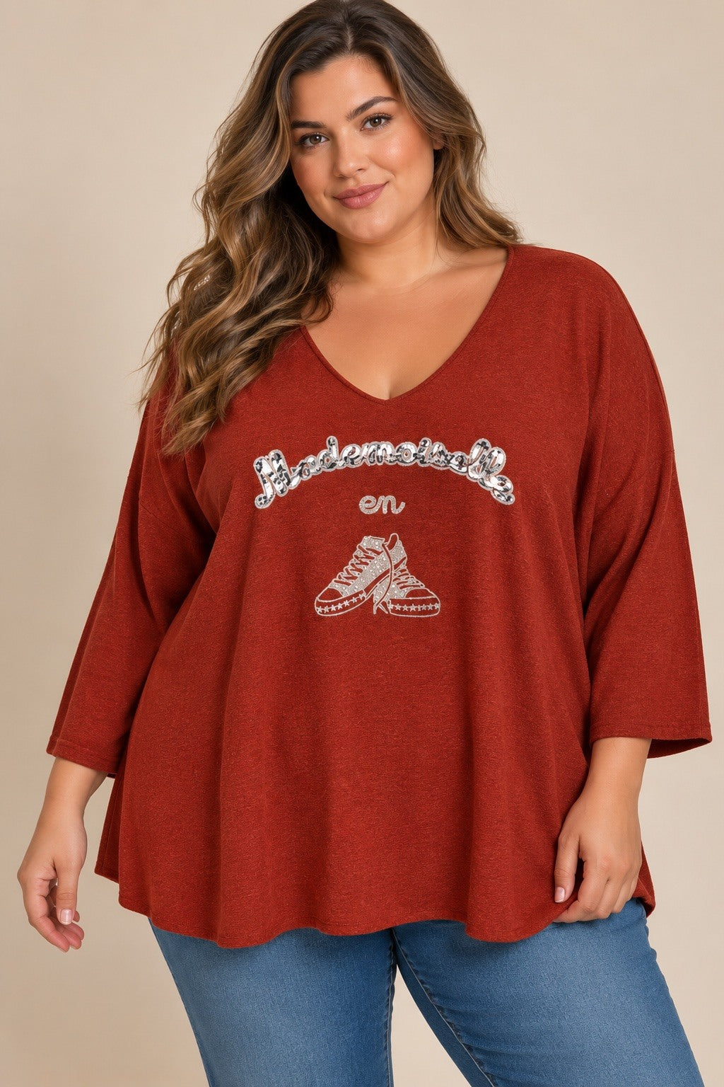 Pull Mlle en baskets