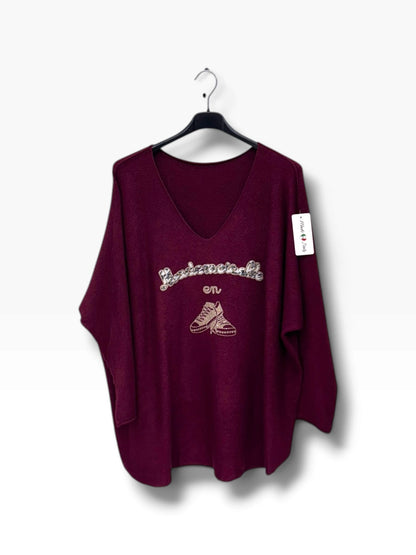 Pull Mlle en baskets