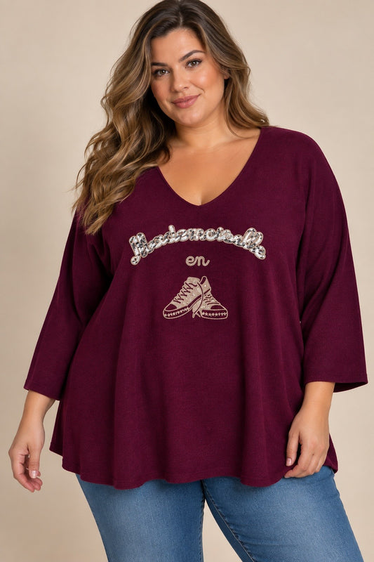 Pull Mlle en baskets