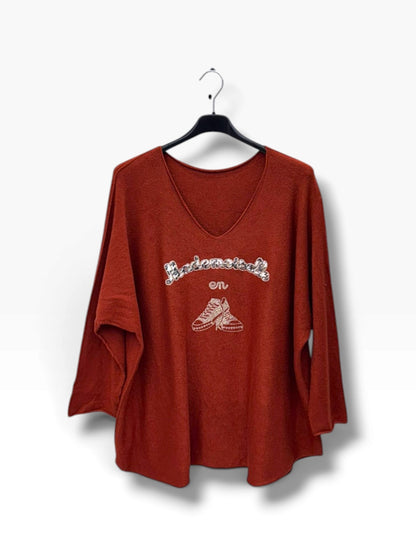 Pull Mlle en baskets