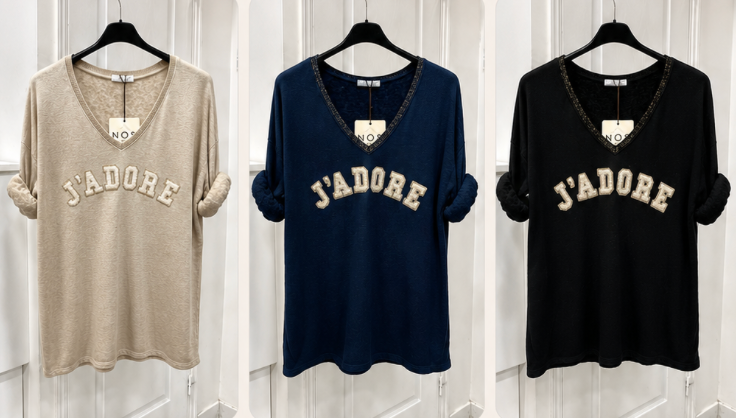 Pull "J'adore"