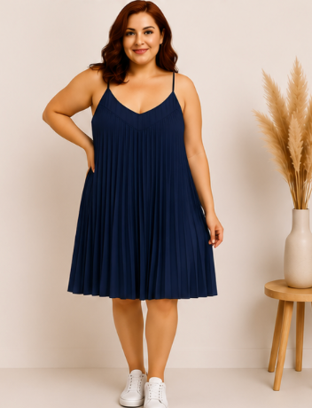 Robe plissée