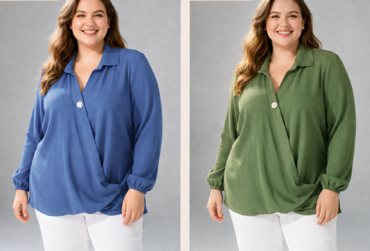 Blouse croisée
