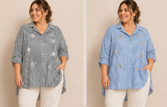 Chemise "étoile"