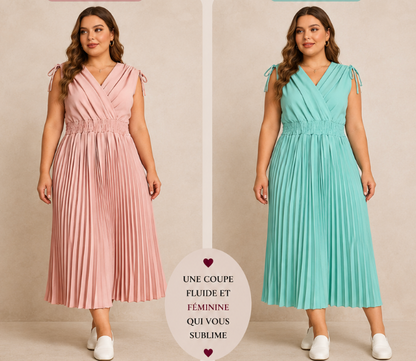 Robe plissée