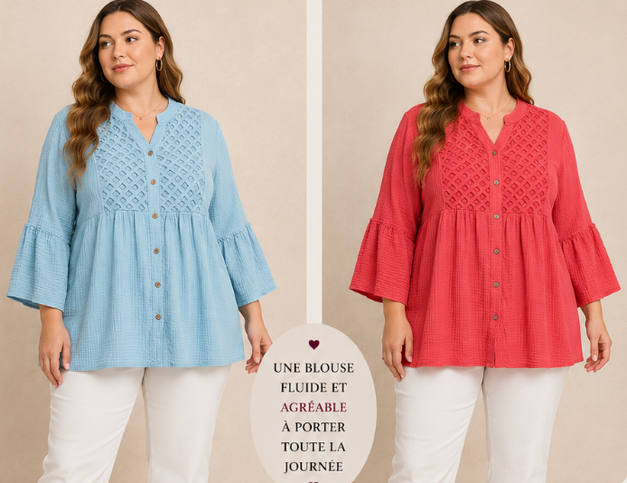 Chemise Gaz de coton