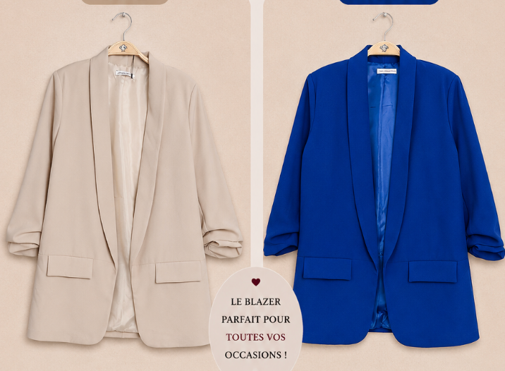 Blazer retroussé