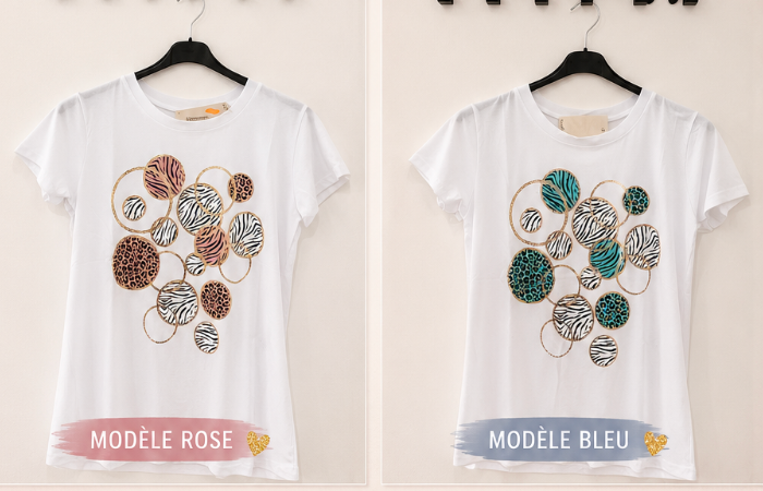 Tee-shirt "rond leopard"