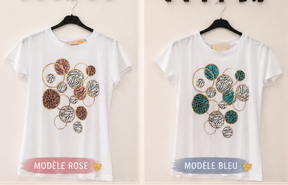 Tee-shirt "rond leopard"