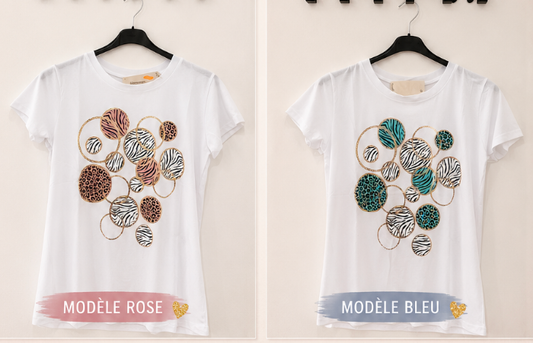 Tee-shirt "rond leopard"