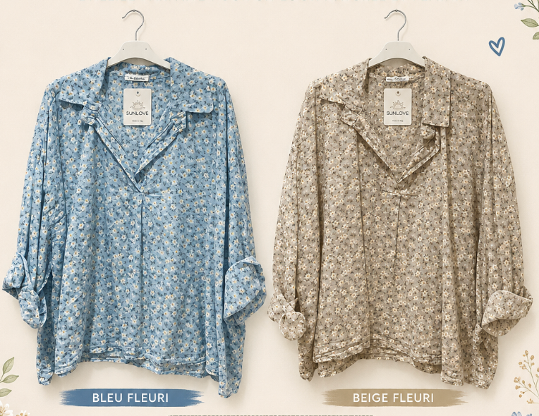 Chemise Fleurie