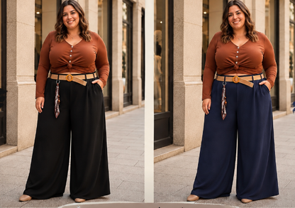 Pantalon à foulard