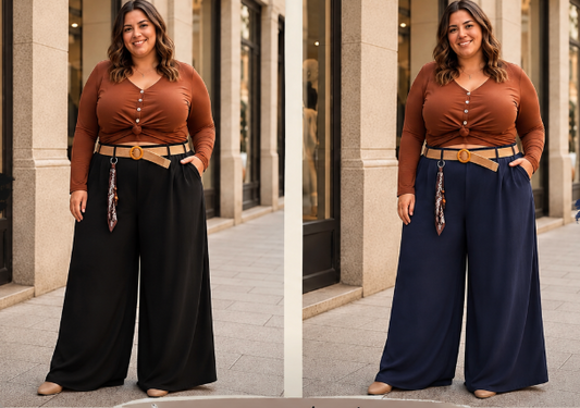 Pantalon à foulard