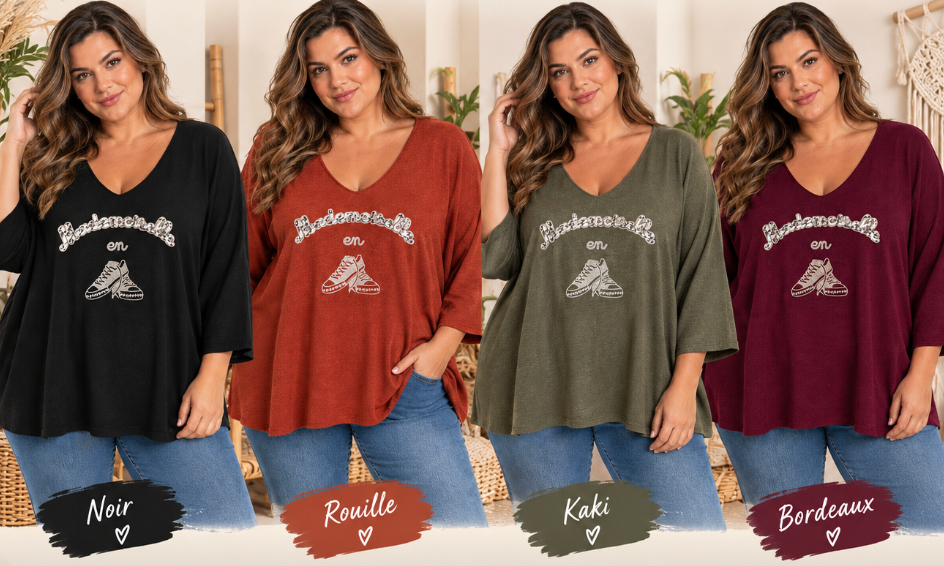 Pull Mlle en baskets