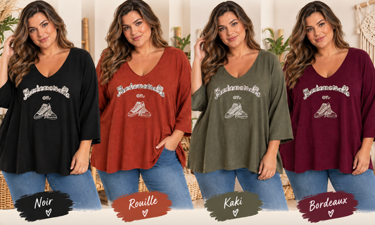 Pull Mlle en baskets