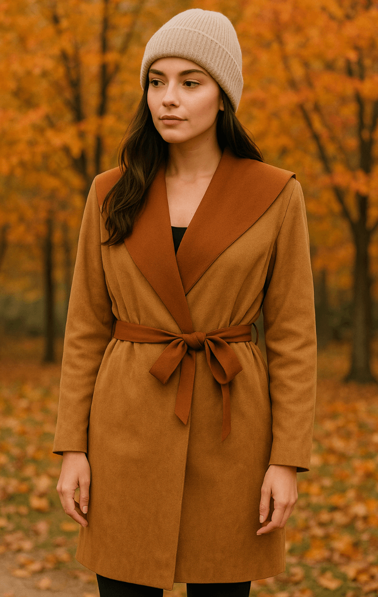 Trench en suedine Lyson