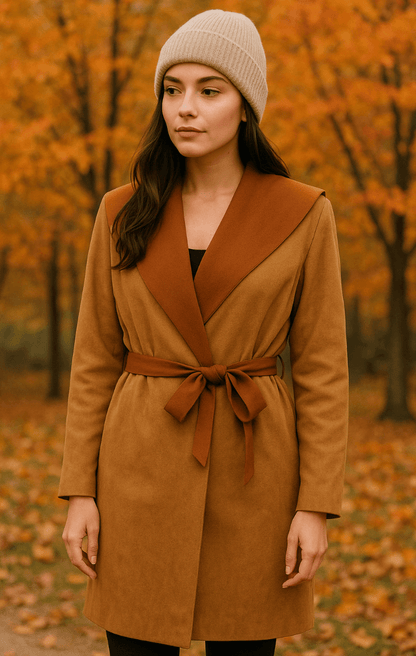 Trench en suedine Lyson