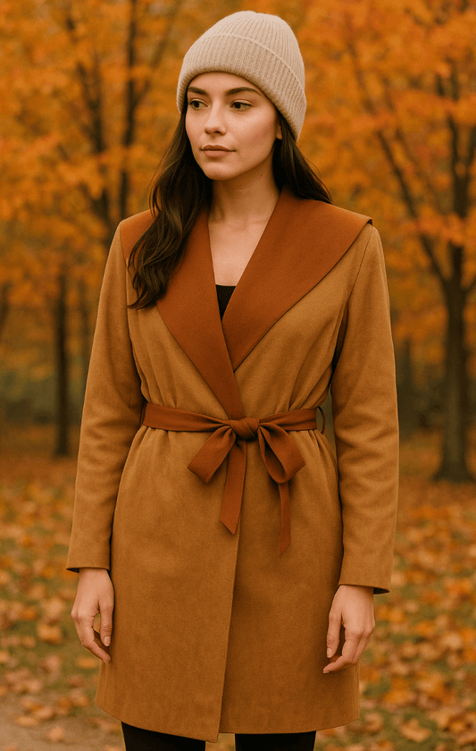 Trench en suedine Lyson