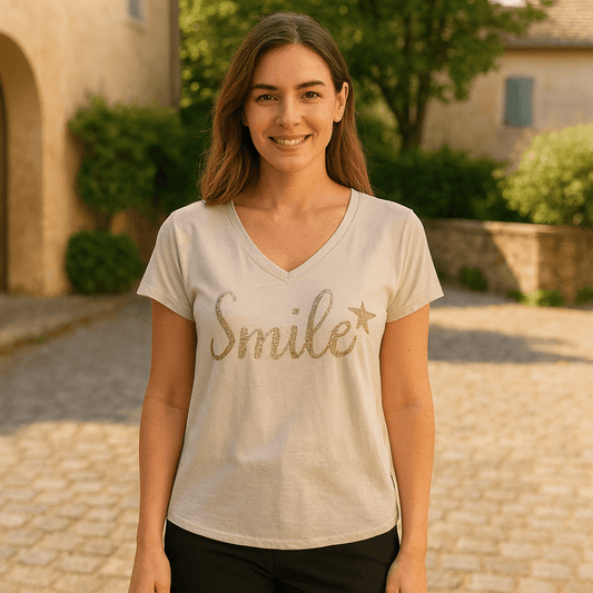 Tee-shirt smile