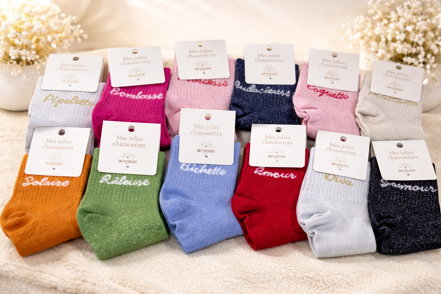 Chaussettes pailletées